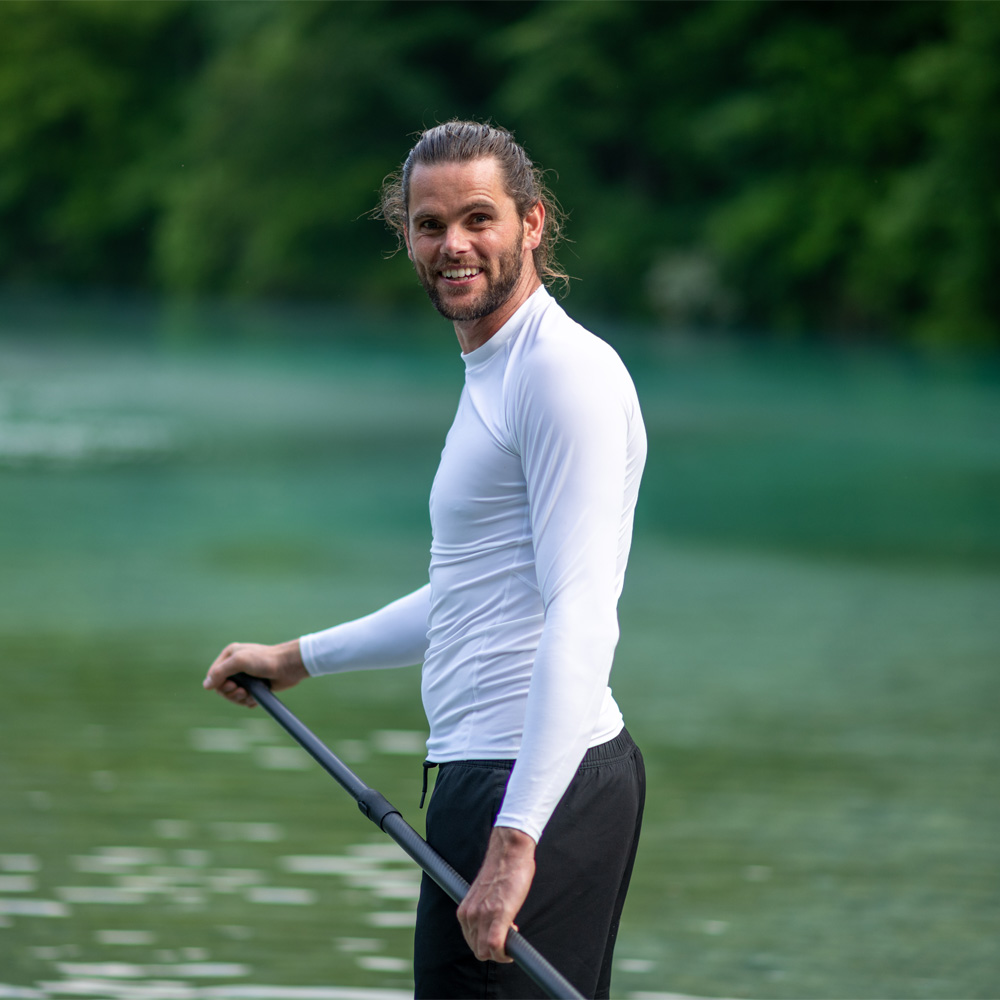 Jobe Rash Guard Langarm für Herren in Weiß 2