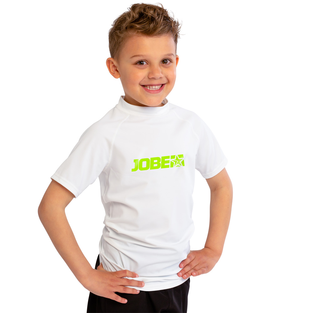 Jobe Rash Guard Kurzarm Kinder Weiß 4