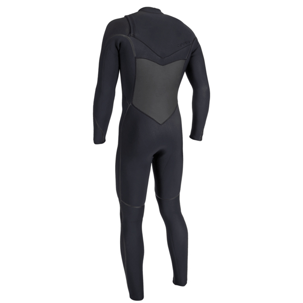 Oneill Psycho Tech 5/4+ Brustreißverschluss Herren Schwarz 4