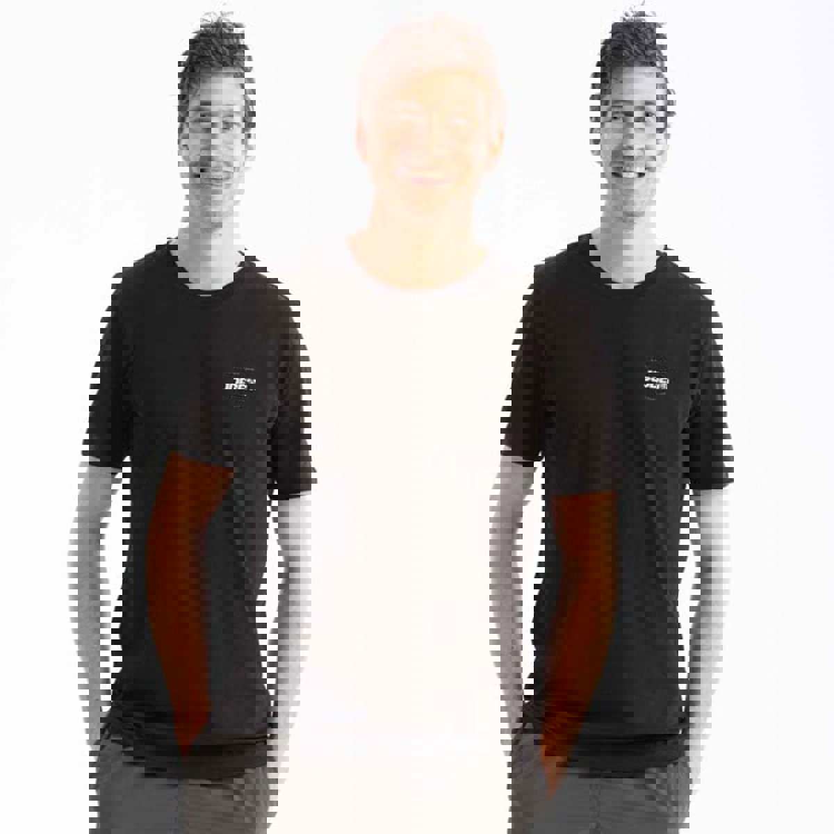 Jobe Lässiges T-Shirt Schwarz 7