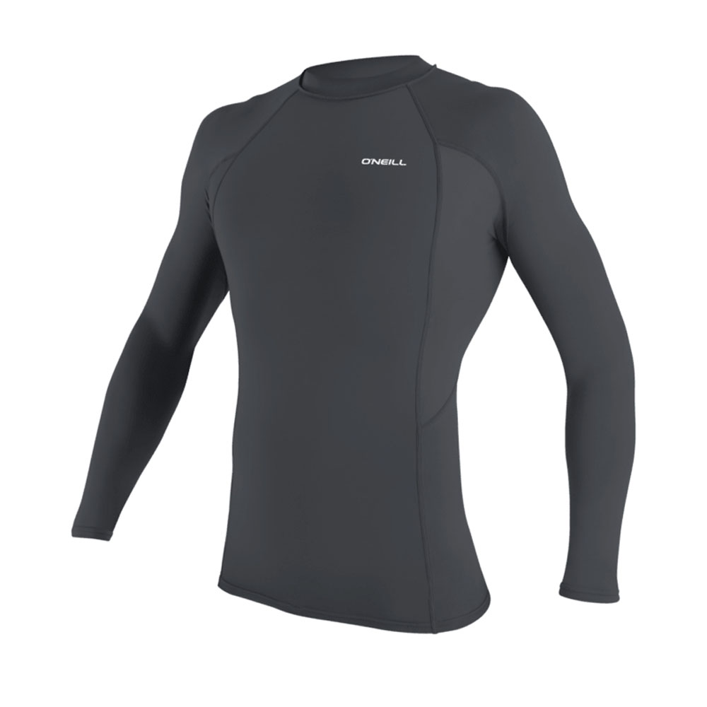 Grundlegender Rash Guard für Herren in Grau