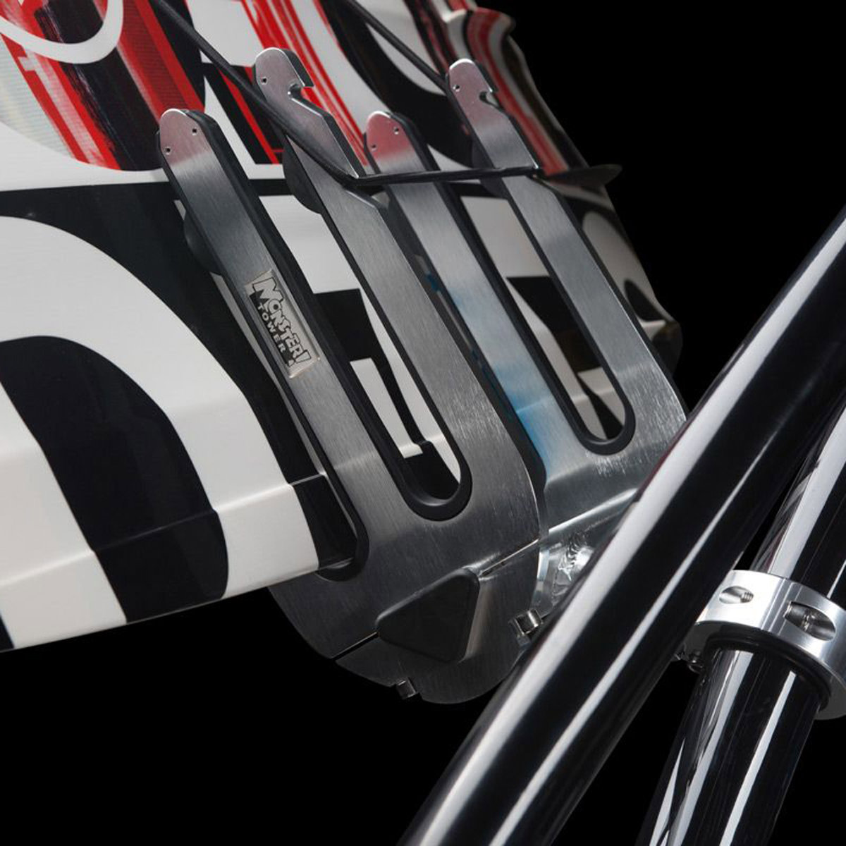 Monster Wakeboard-Rack universelle Einsätze silber 13