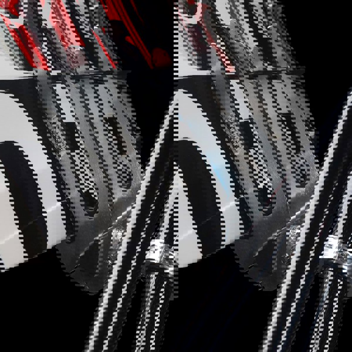 Monster Wakeboard-Rack universelle Einsätze silber 19