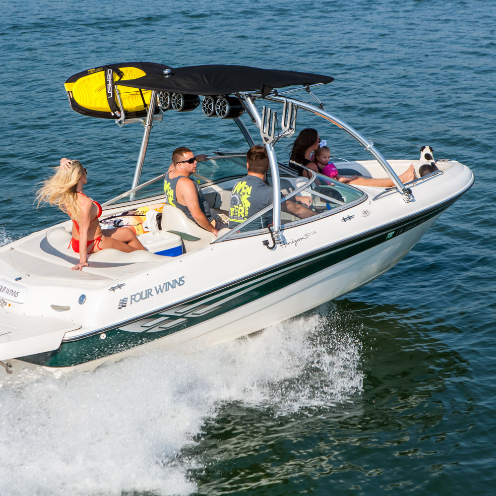 Monster MT1 über der Top-Bimini schwarz 3