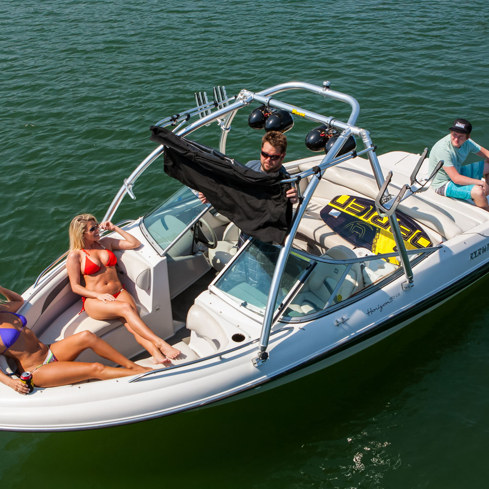 Monster MT1 über der Top-Bimini schwarz 6