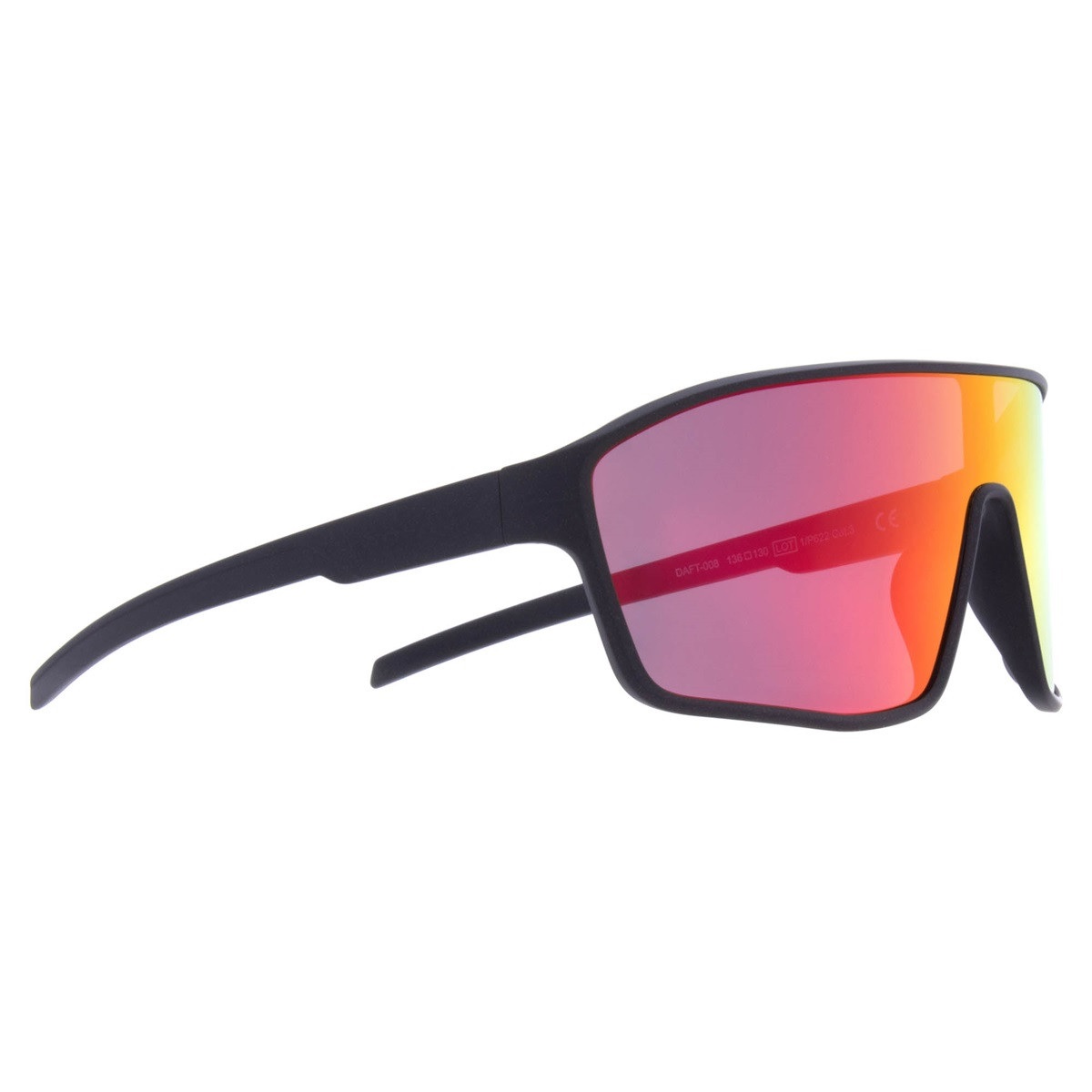 Daft Sonnenbrille schwarz rot