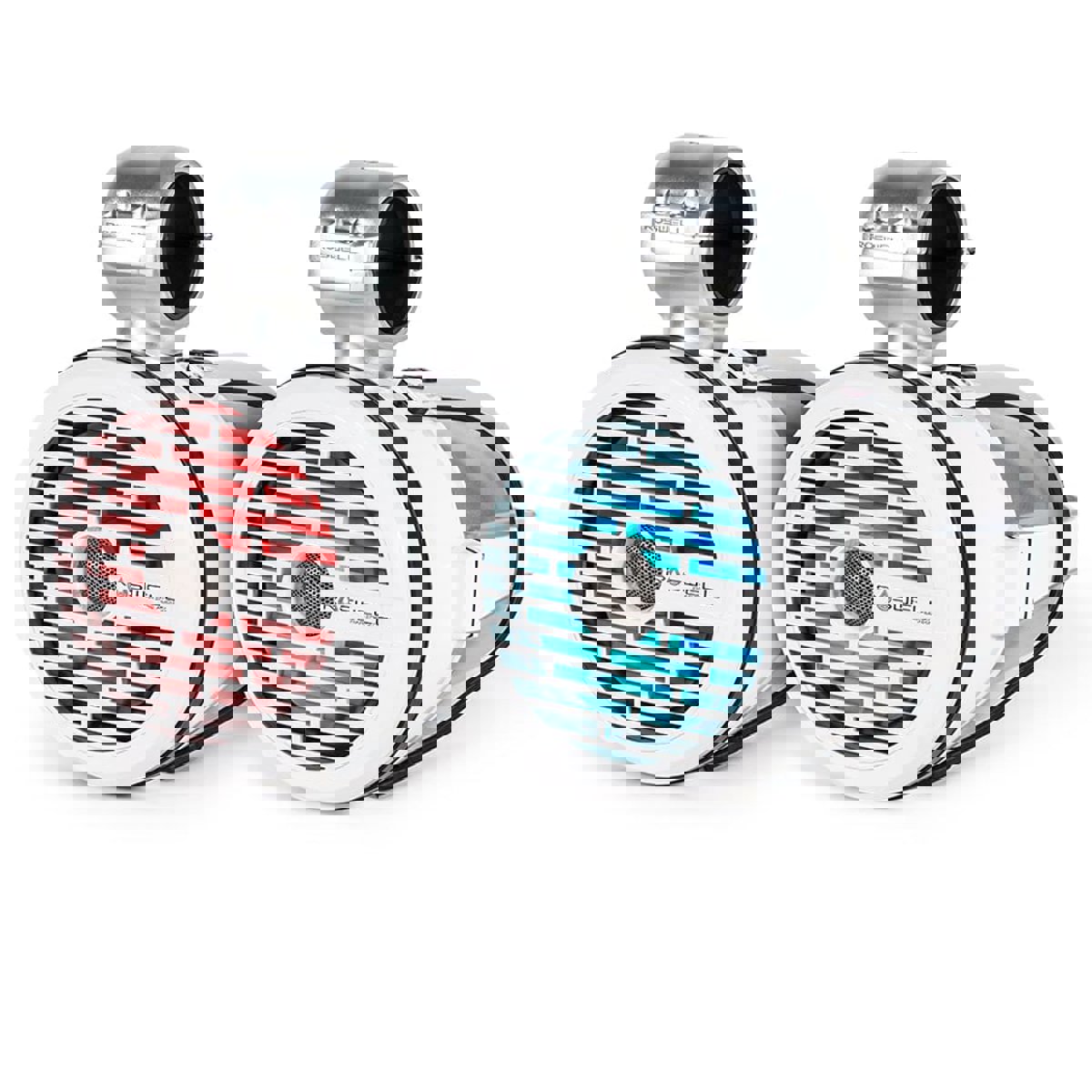 Roswell R1 8-Zoll-Turmlautsprecher mit weißem Gitter 5