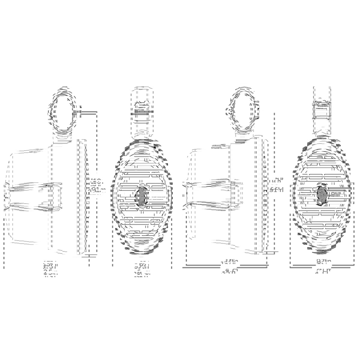 Roswell R1 8-Zoll-Turmlautsprecher mit weißem Gitter 7
