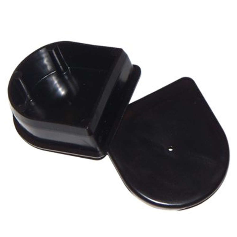 Dockedge Stoßleiste für Eckpfosten schwarz (2 Stück) foto 1