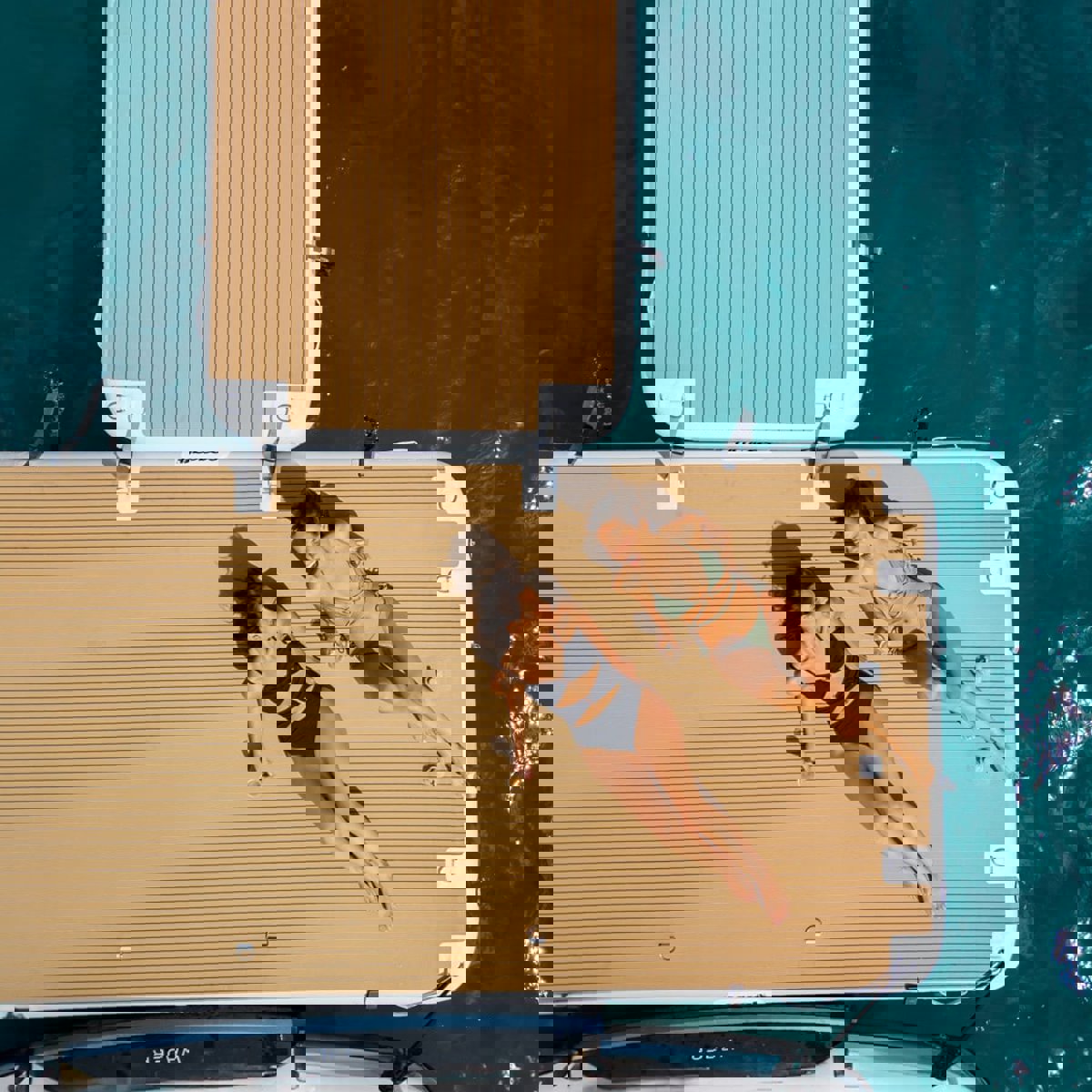 SeaRaft Diamond Deck Schwarz X-Large Aufblasbares Plattform 20