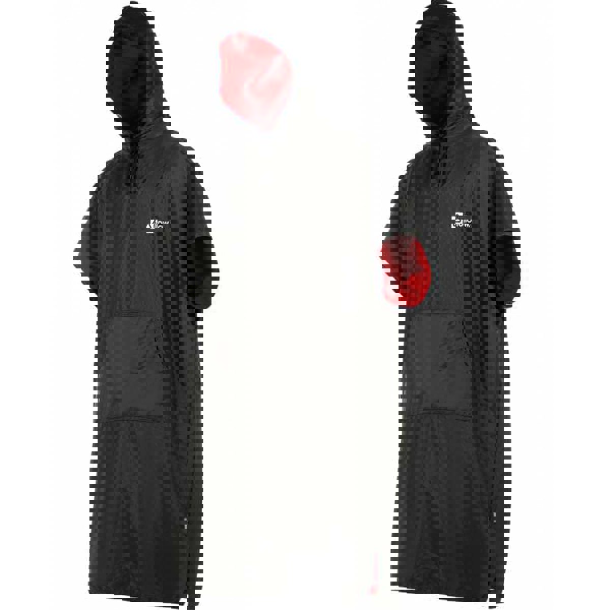 Follow Kapuzenregenponcho Schwarz 5