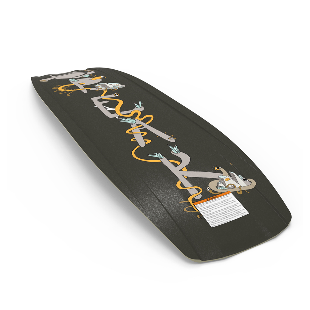 Liquid Force Peak Wakeboard-Set 141 cm mit Peak 4D Bindungen 10