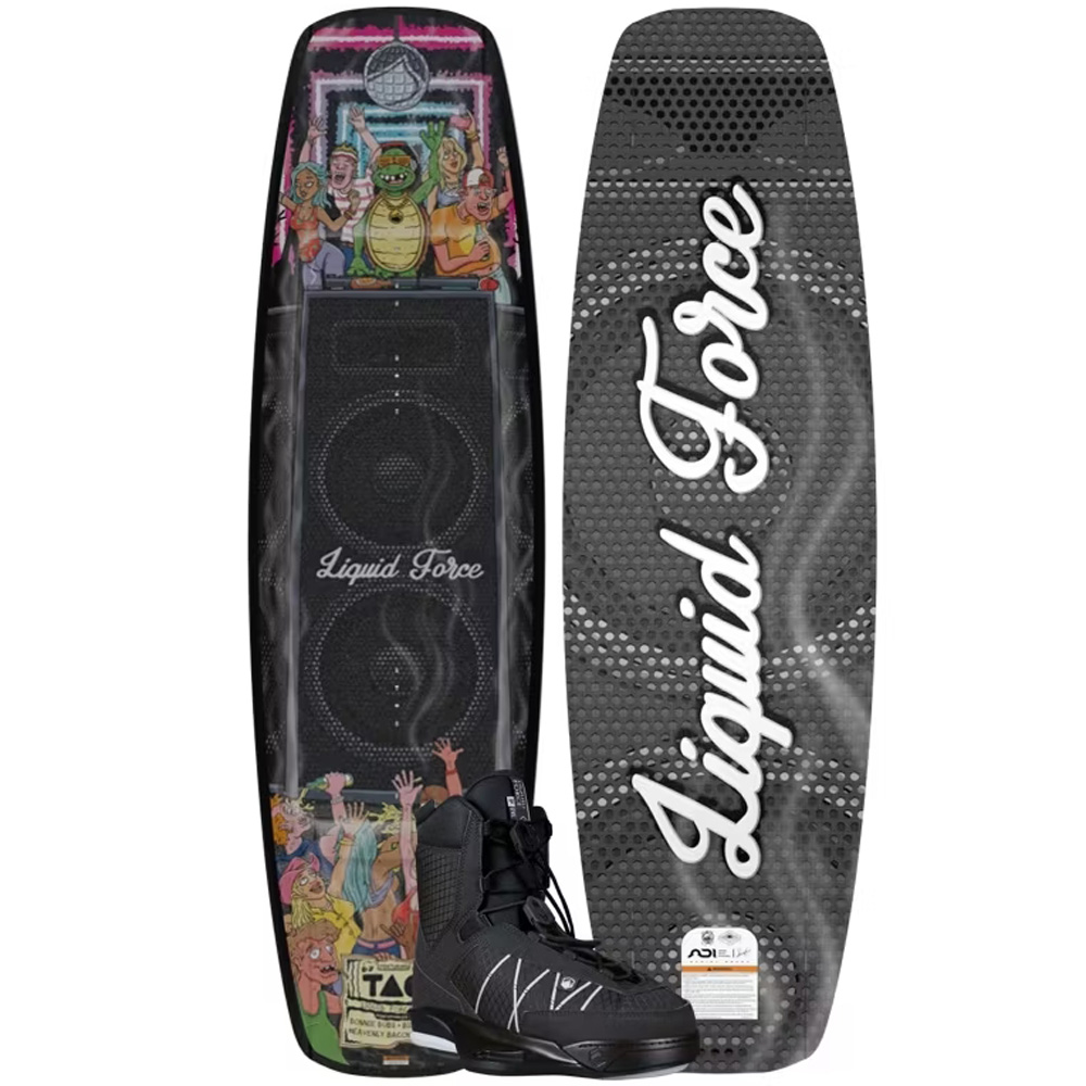 Liquid Force Tao Wakeboard-Set 155 cm mit Tao 6x Bindungen foto 1