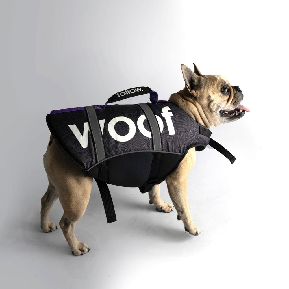 Hundeschwimmweste schwarz