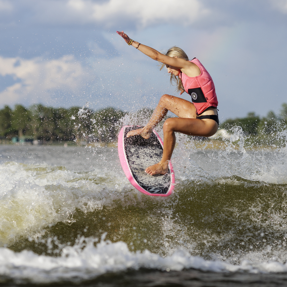 Follow Memphis Aufprallschild Damen rosa 5