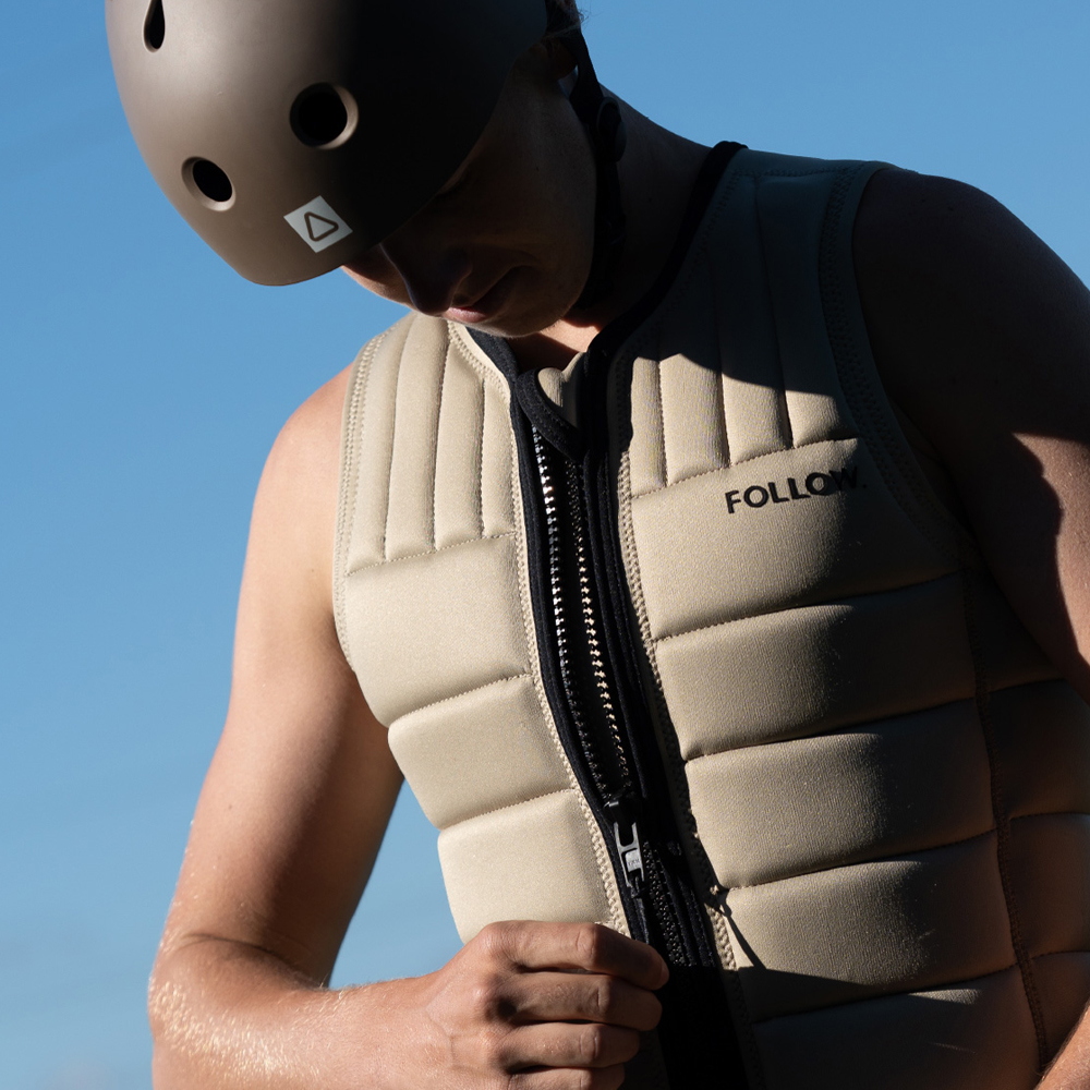 Follow Total Impact-Schild Herren Sand 3