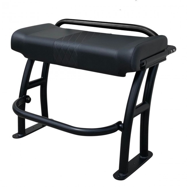 Fishmaster Pro T-Top Stuhl schwarz mit weißem Kissen inkl. Schiene foto 1