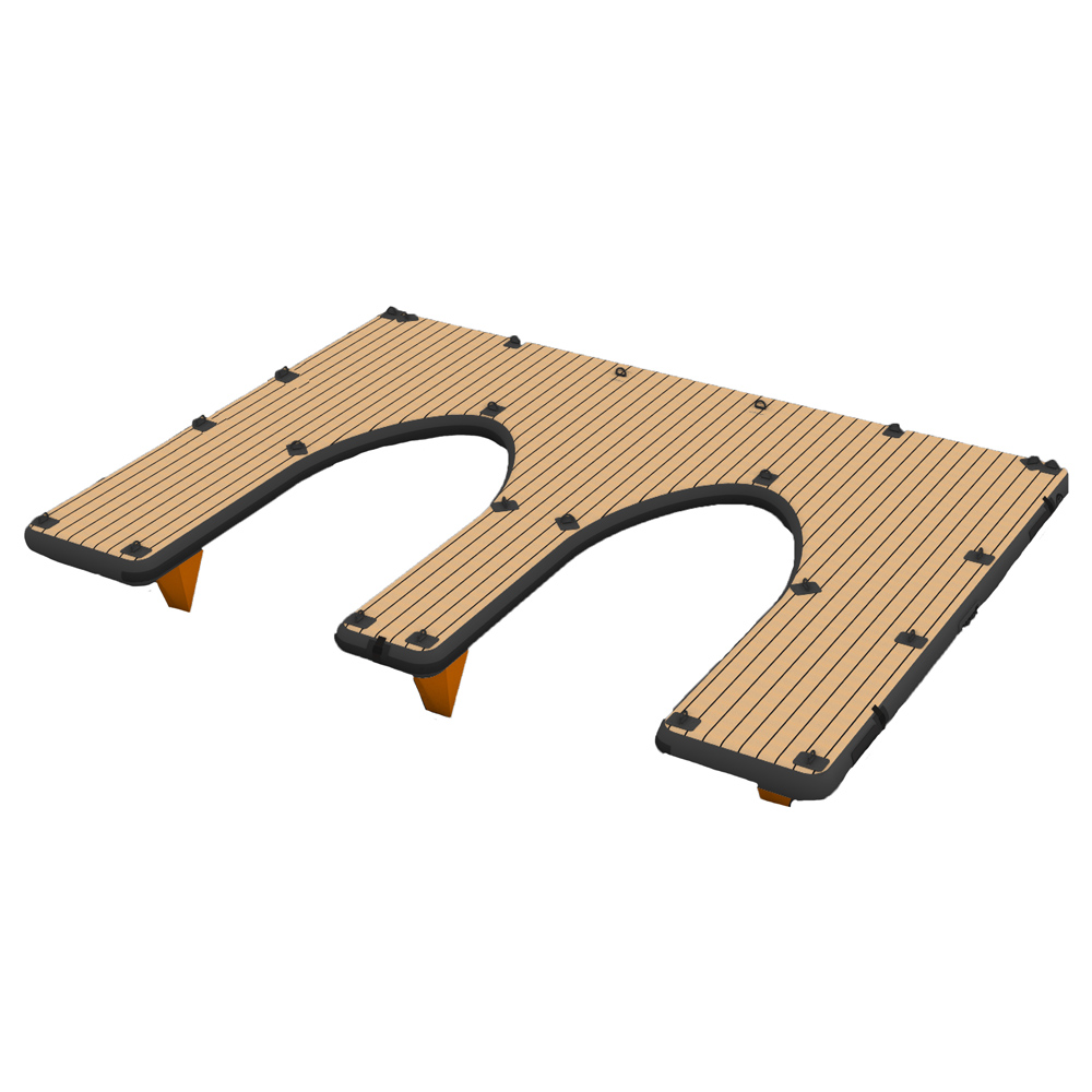 M-Shape Jet-Ski Dock rund schwarz