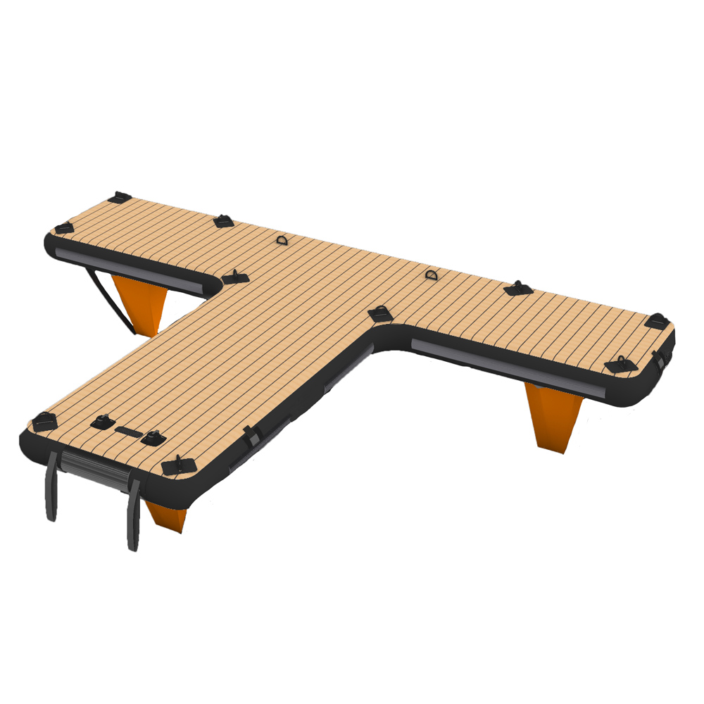 SeaRaft T-Form Jet-Ski Dock schwarz foto 1