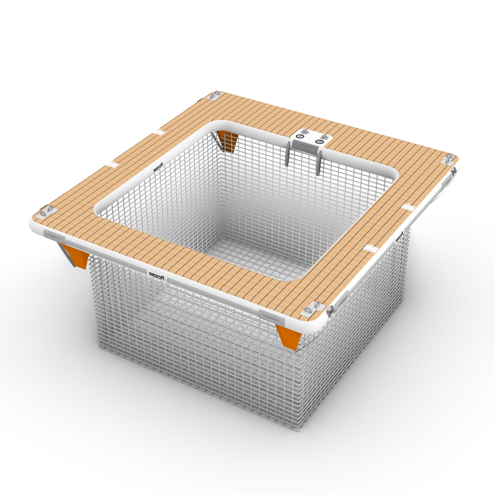 SeaRaft Teak Deck aufblasbarer Pool medium foto 1