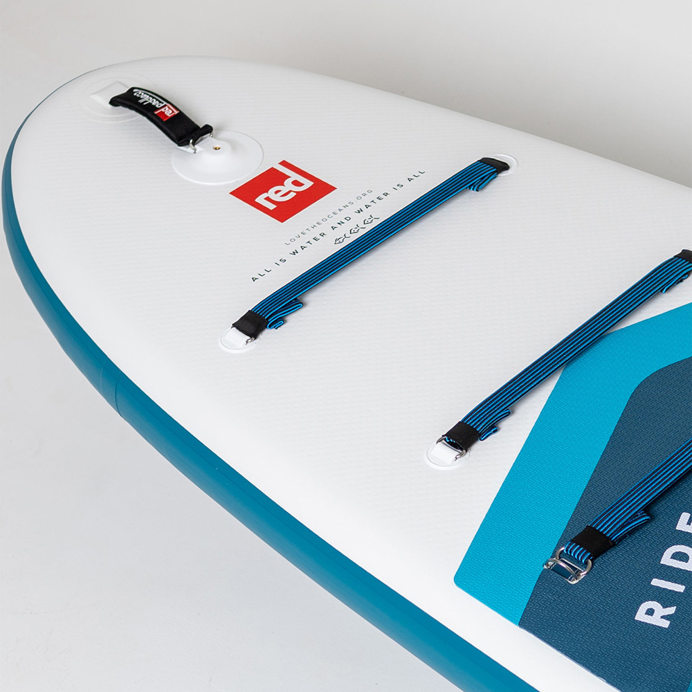 red paddle Ride Love the Oceans 10.6 ensemble sup gonflable bleu 2