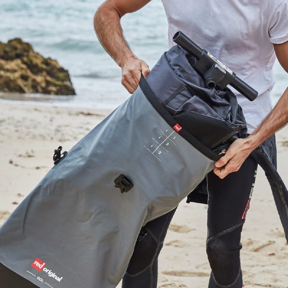 red paddle Roll Top sac étanche 10L gris 2