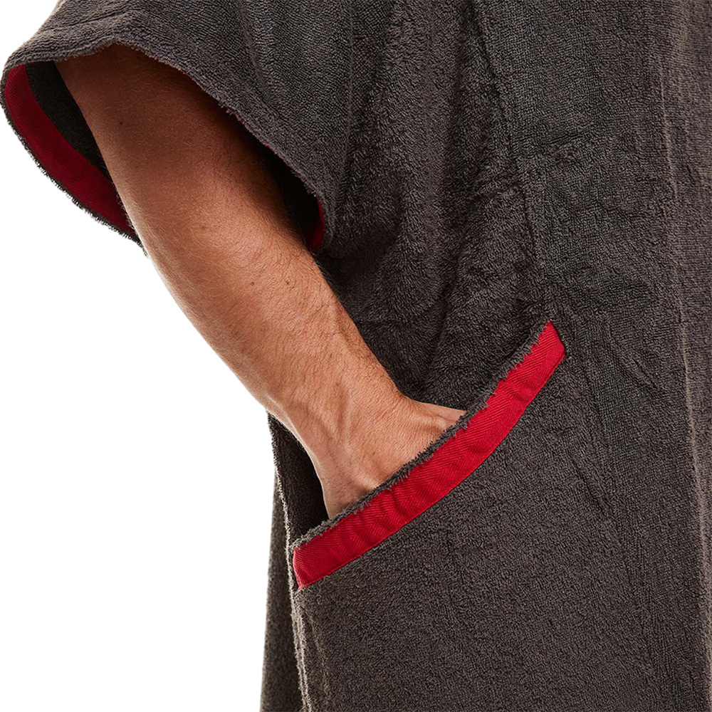 red paddle Luxury poncho gris 4