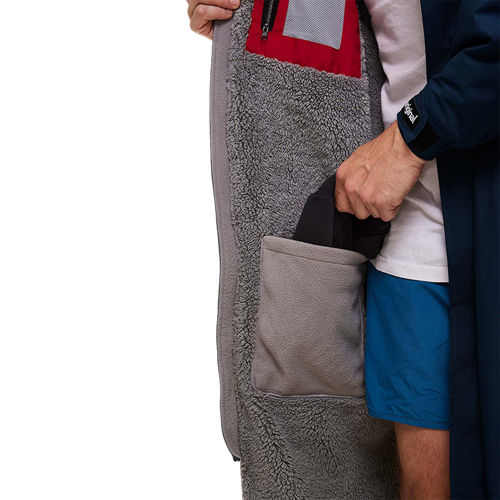 red paddle Pro Change Jacket poncho à manches longues navy 4