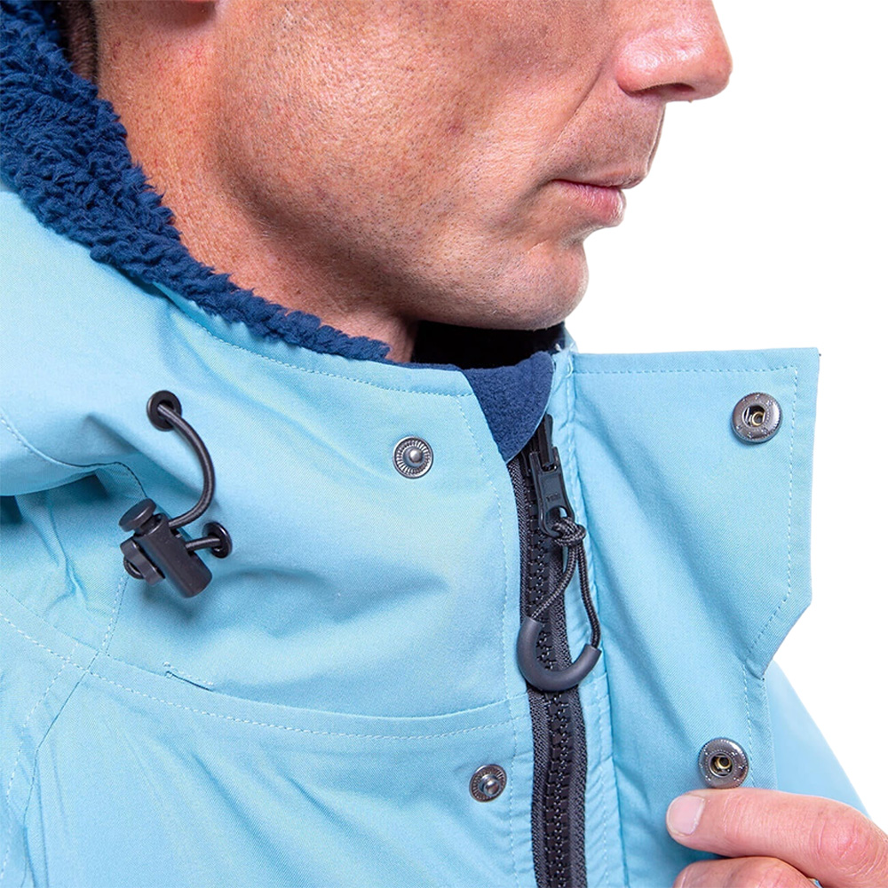 red paddle Pro Change Jacket poncho à manches longues bleu 2
