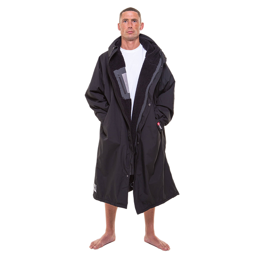 red paddle Pro Change Jacket poncho à manches longues noir foto 1