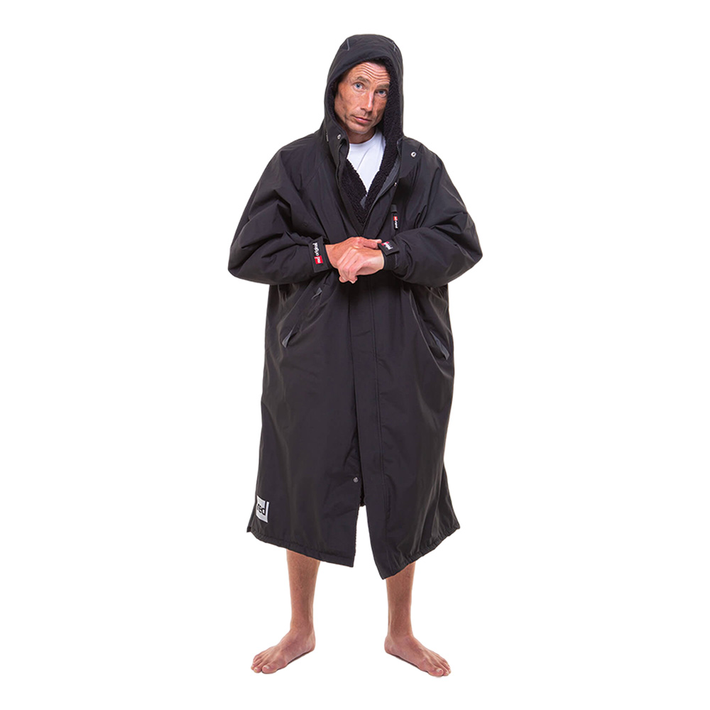 red paddle Pro Change Jacket poncho à manches longues noir 2