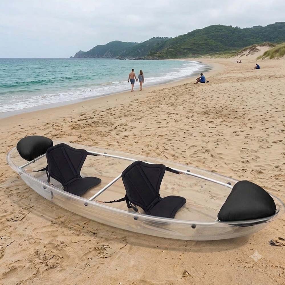 Leona 10.6 ensemble SUP gonflable kayak transparente 2 personnes 3