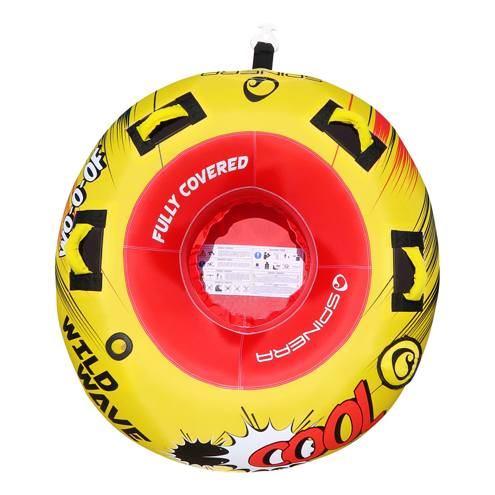 Wild Wave funtube 1 personne rouge/jaune