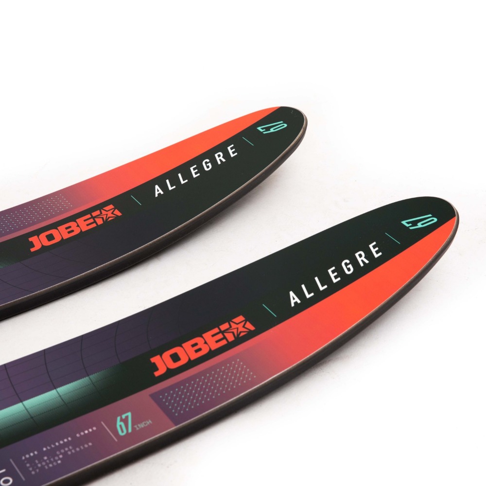 Jobe Allegre Combo Ensemble de ski nautique 67 pouces rouge 6