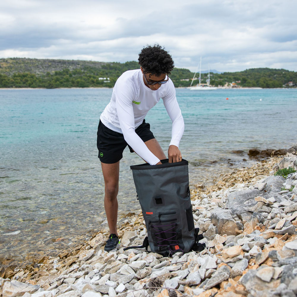 Jobe sac à dos étanche gris 11