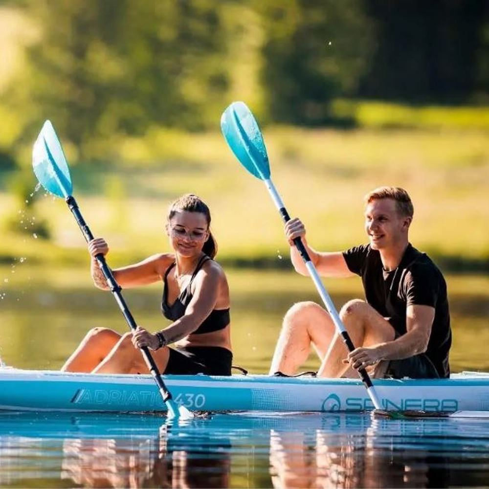 Spinera Adriatic 430 ensemble sup gonflable kayak 4