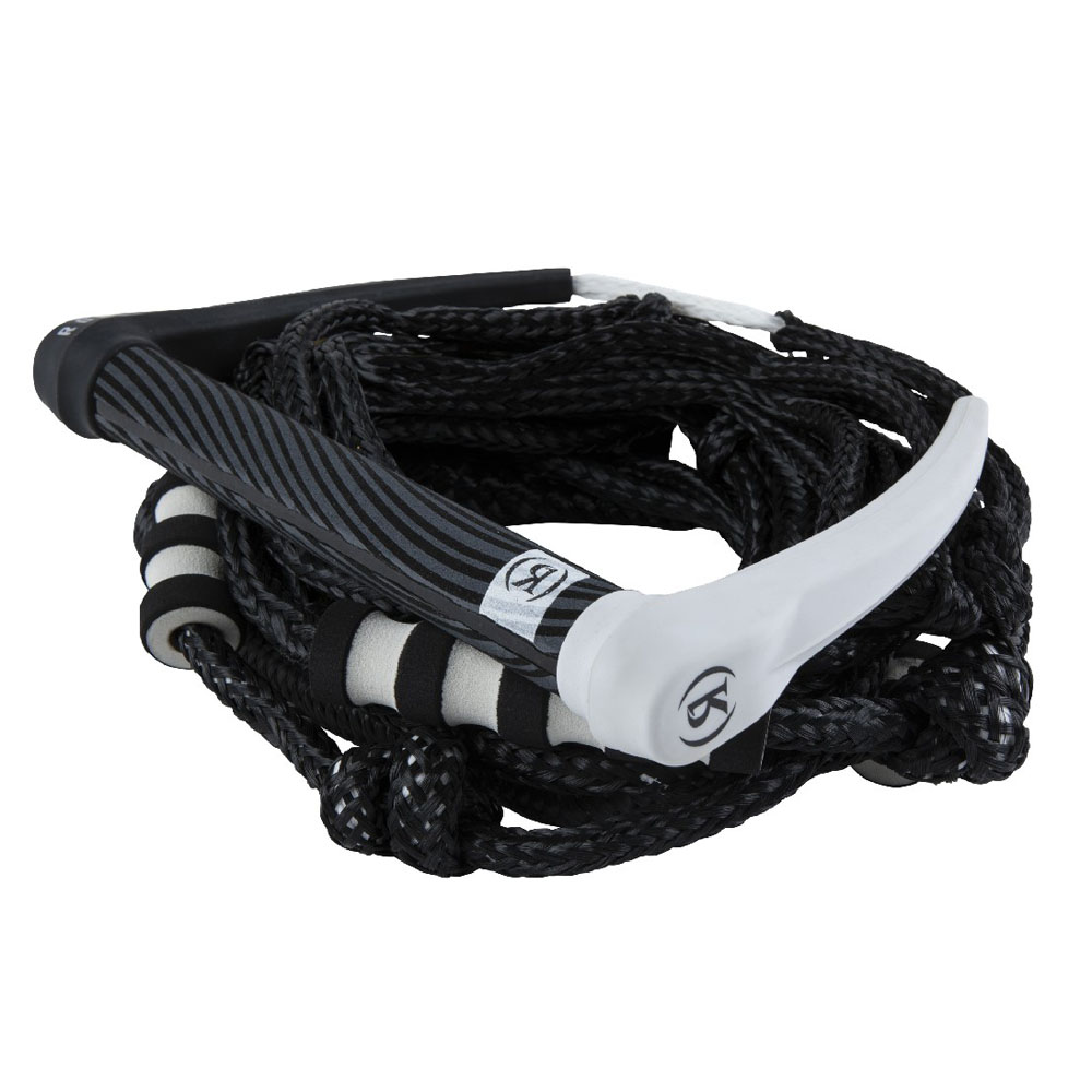 Ronix Silicone Bungee palonnier 10'' et corde de wakesurf blanche foto 1