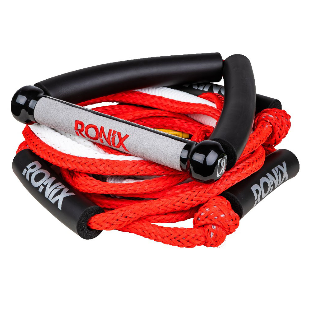 Ronix Bungee w/10'' palonnier w/25ft corde de wakesurf rouge 3