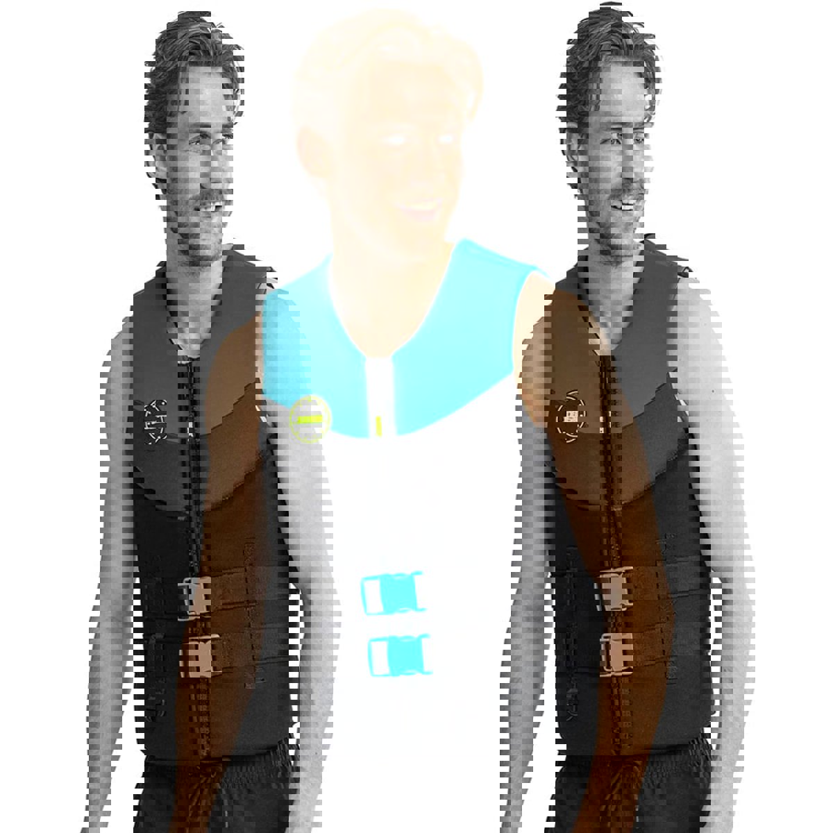 gilet de sauvetage 50N homme néoprène real teal