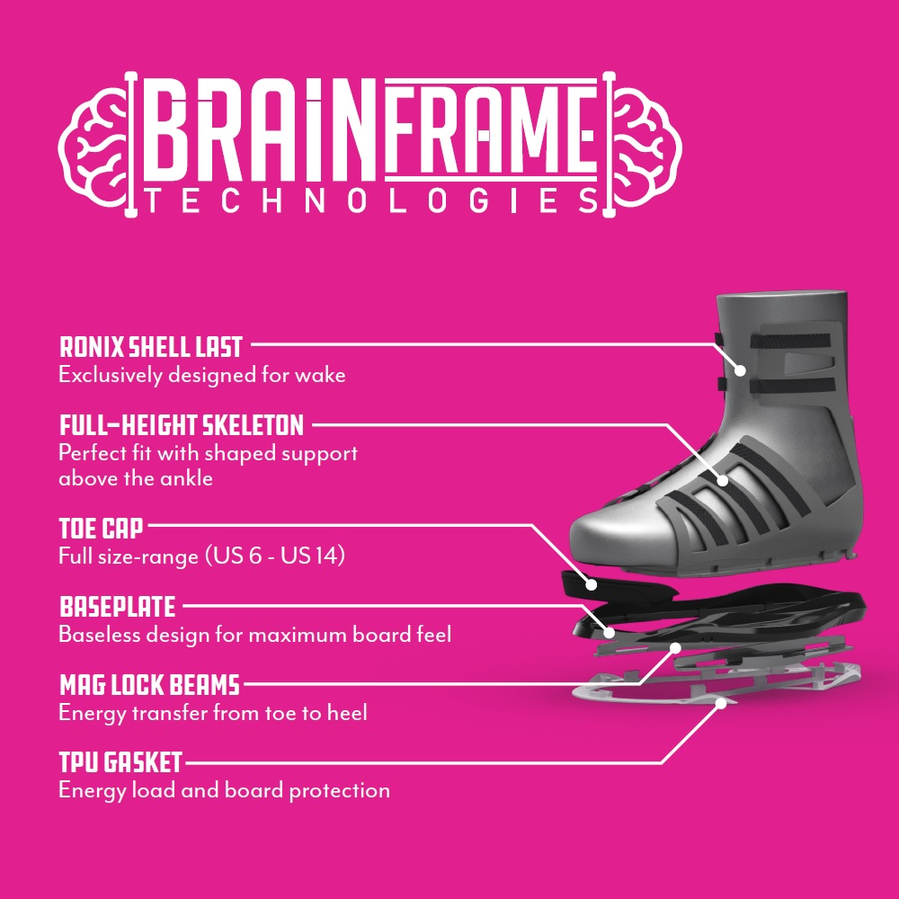 Ronix Supreme 145 cm ensemble de wakeboard avec chausses Supreme BOA 12