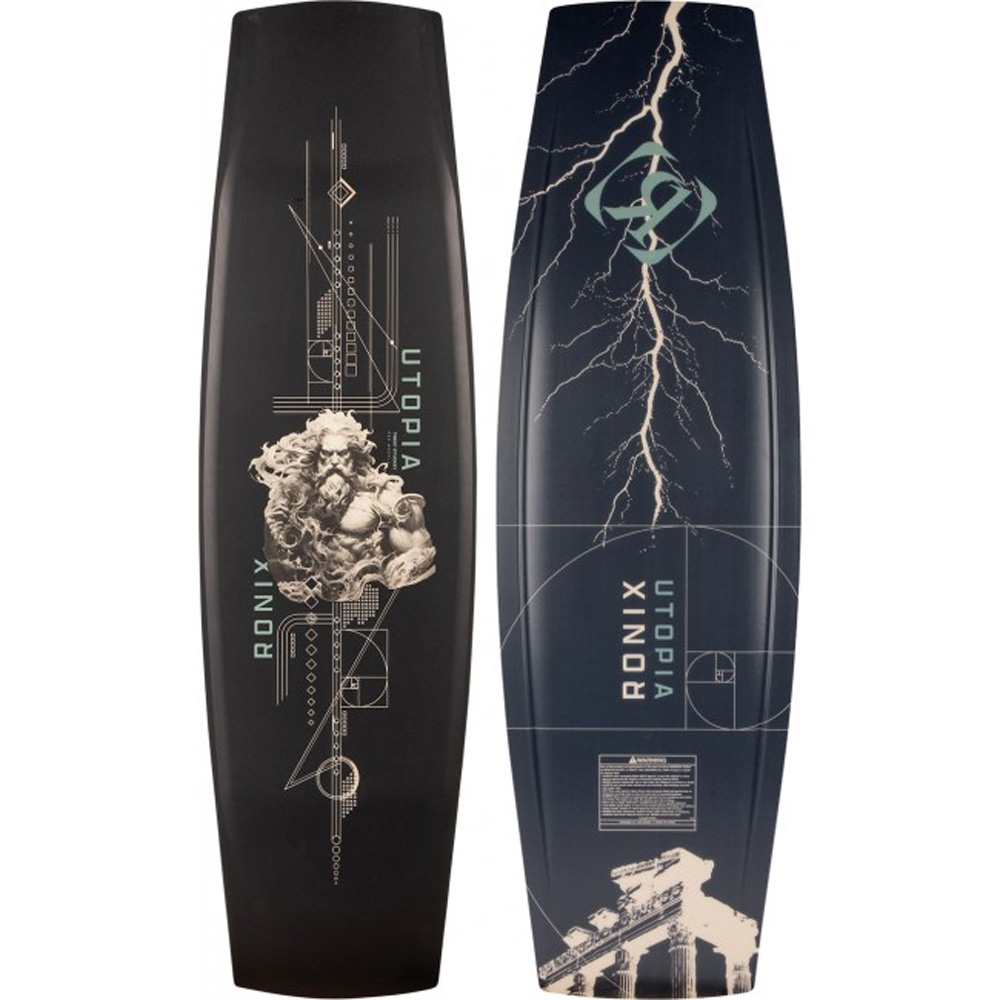 Ronix Utopia 151 cm ensemble de wakeboard avec chausses Diplomat 2