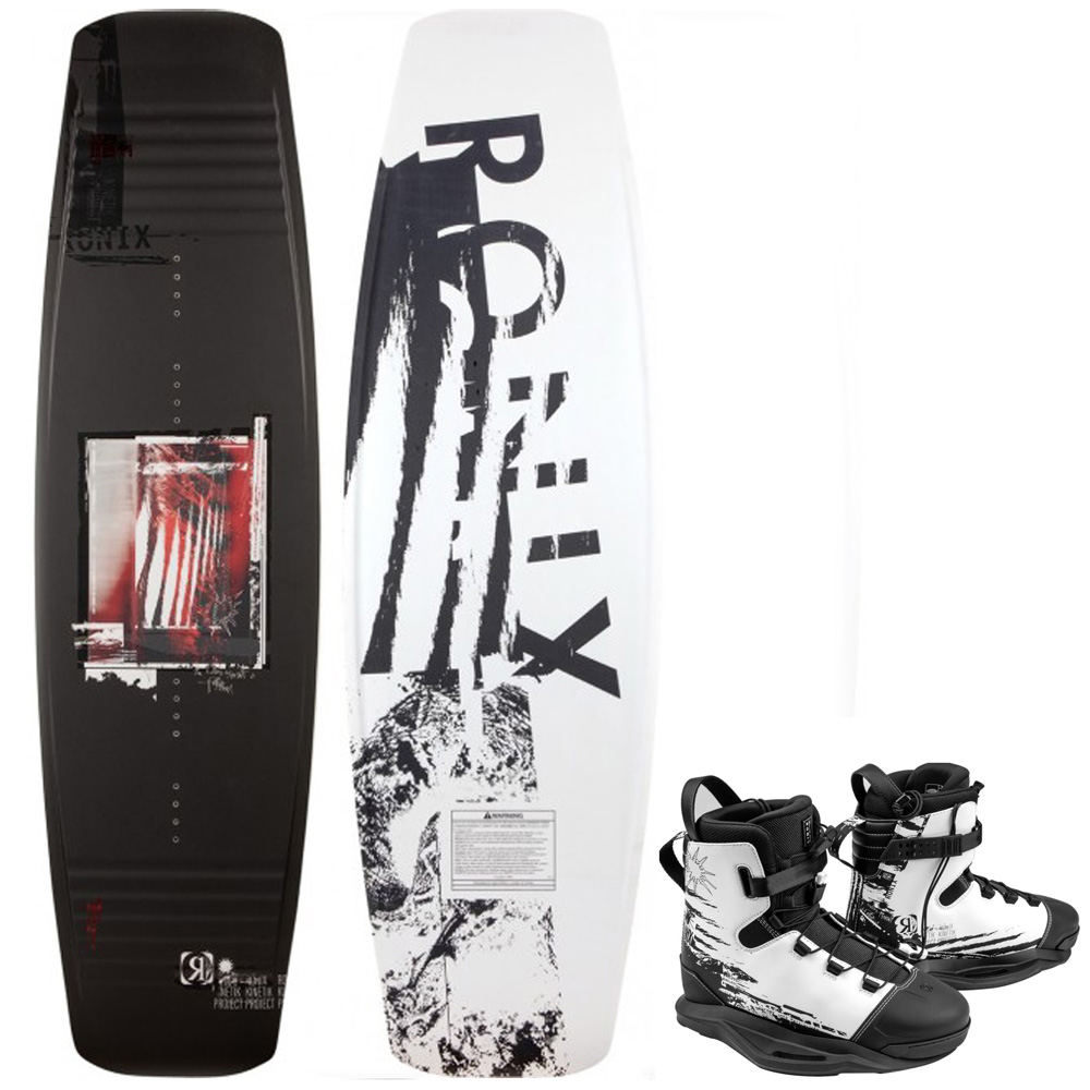 Ronix Kinetik 150 cm ensemble de wakeboard avec chausses Kinetik foto 1