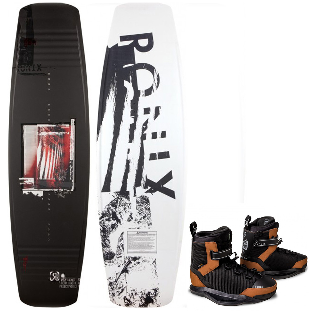 Ronix Kinetik 156 cm ensemble de wakeboard avec chausses Diplomat foto 1
