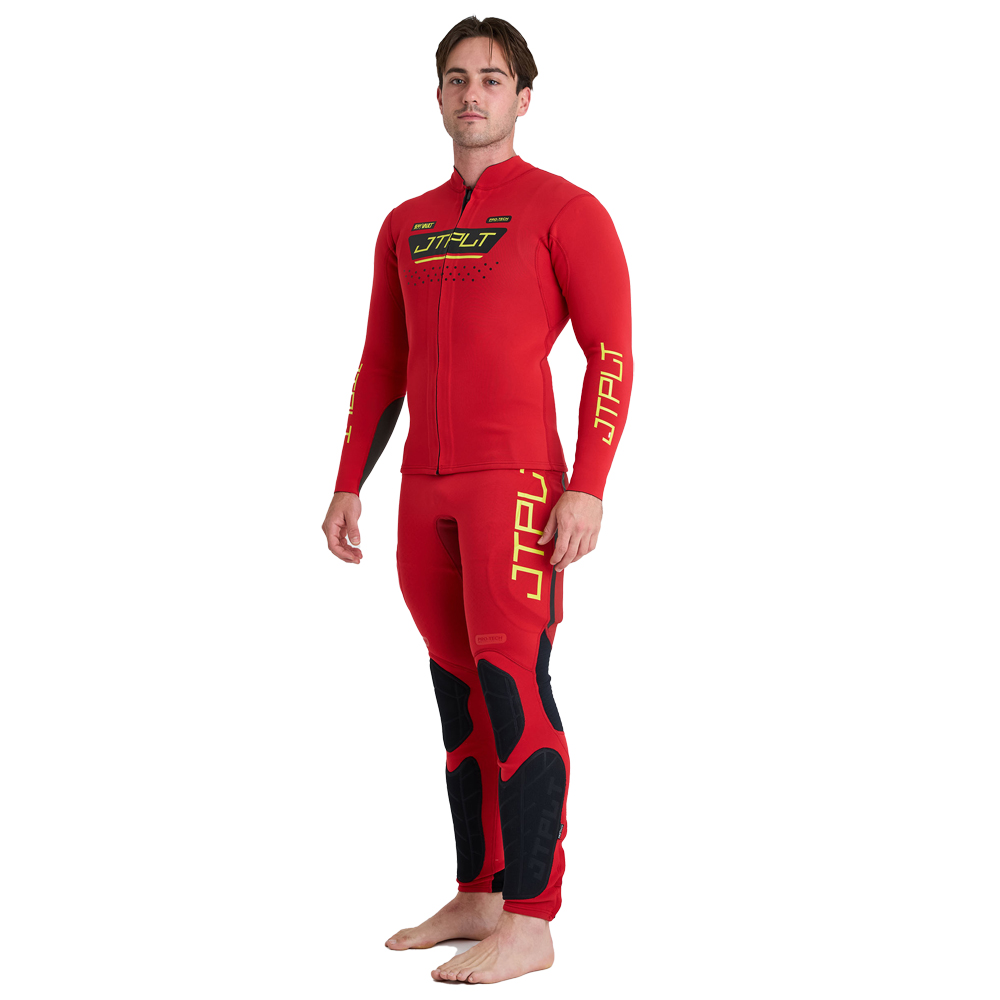 Vault long john combinaison et veste rouges