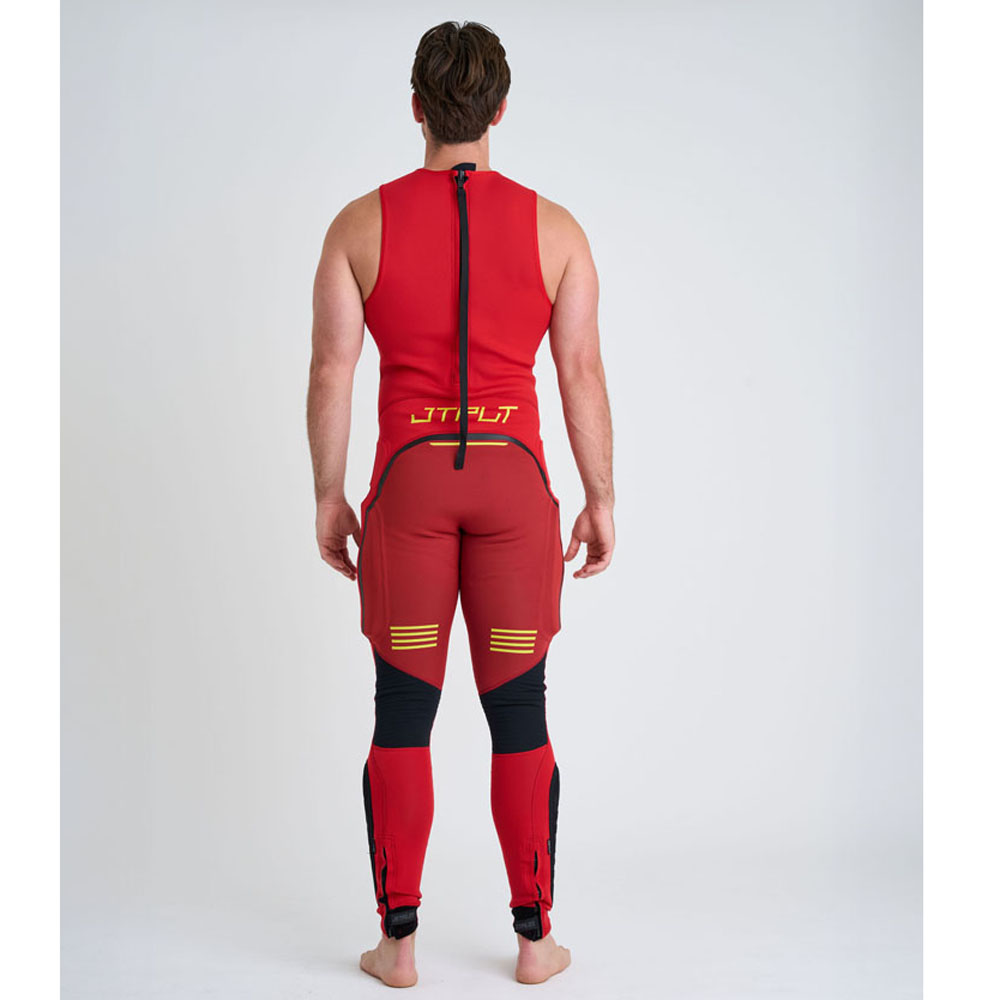 Jetpilot Vault long john combinaison et veste rouges 3