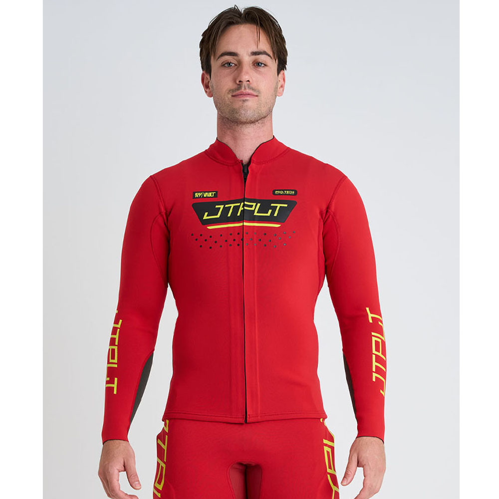 Jetpilot Vault long john combinaison et veste rouges 4