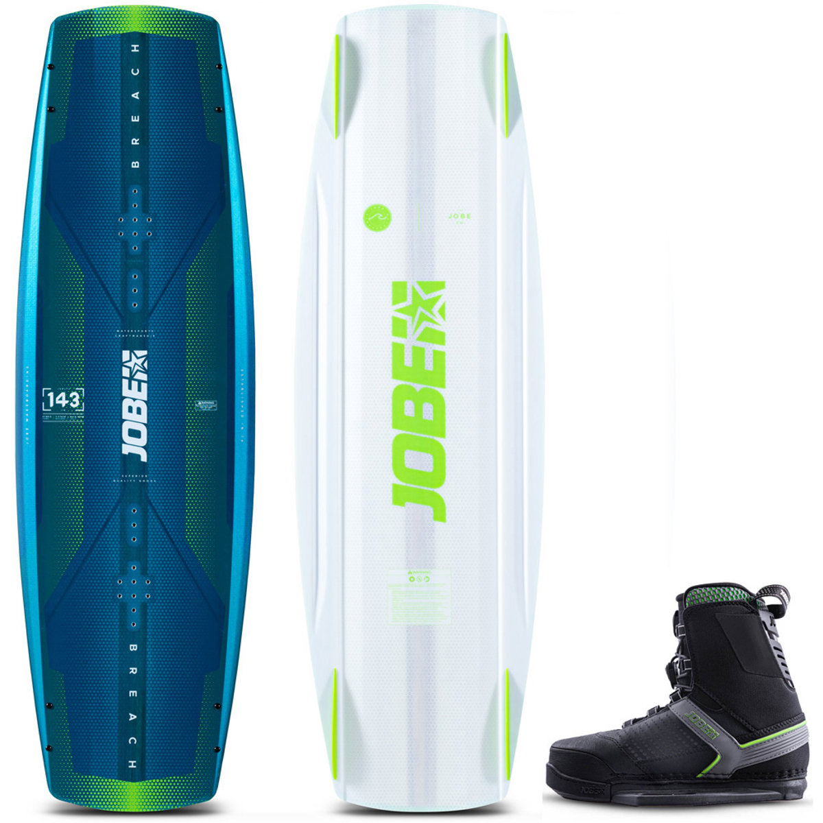 Jobe Breach wakeboard 143 cm et chausses Charge 5
