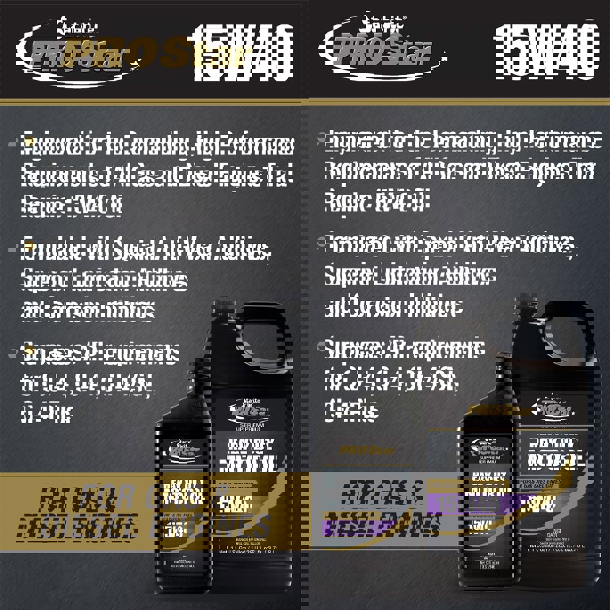 Starbrite huile moteur 4 temps super premium haute résistance 15w40 950 ml 6