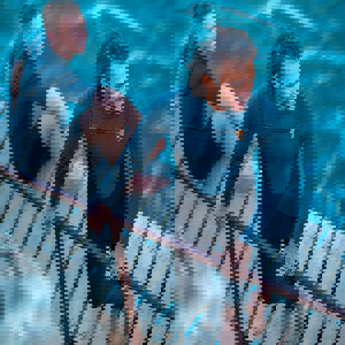 Jobe Perth fullsuit 3/2mm combinaison homme gris fermeture buste 8