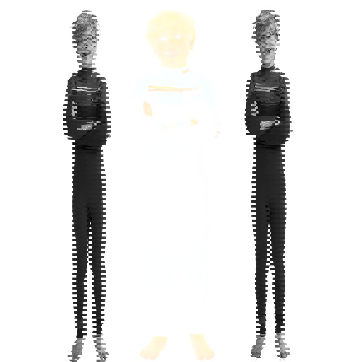 Jobe Malmo 5/3mm combinaison enfant gris/orange 6